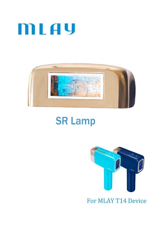 MLAY Newest 500000 Pulses Skin Rejuvenation Lamp T14 IPL Hair Removal Device SR Lamp Gold - Image 1