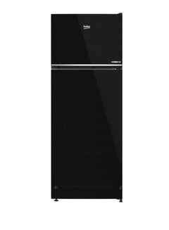 Beko Refrigerator, 367 Liters, Top Freezer, Inverter, No Frost, 367 L RDNE420K02DXIPEGB Black  - Image 1