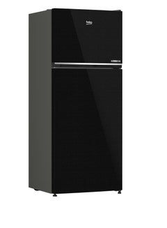 Beko Refrigerator, 367 Liters, Top Freezer, Inverter, No Frost, 367 L RDNE420K02DXIPEGB Black  - Image 2