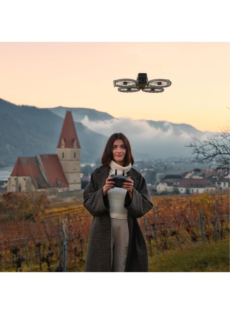 dji - Flip With RC 2 Screen Remote Controller, Follow Me Drone With 4K UHD Camera for Adults, Under 249 g, 3-Axis Gimbal Stabilization, 13km Video Transmission, Palm Takeoff, 31-Min Flight Time - Image 1