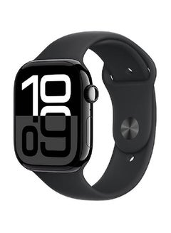 Apple Watch Series 10 Gps  Cellular 46Mm Jet Black Aluminium Case With Black Sport Band  Sm Black  - Image 1