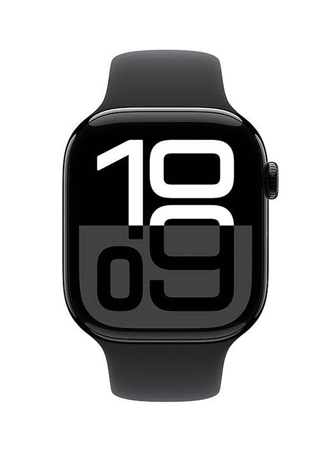 Apple Watch Series 10 Gps  Cellular 46Mm Jet Black Aluminium Case With Black Sport Band  Sm Black  - Image 2