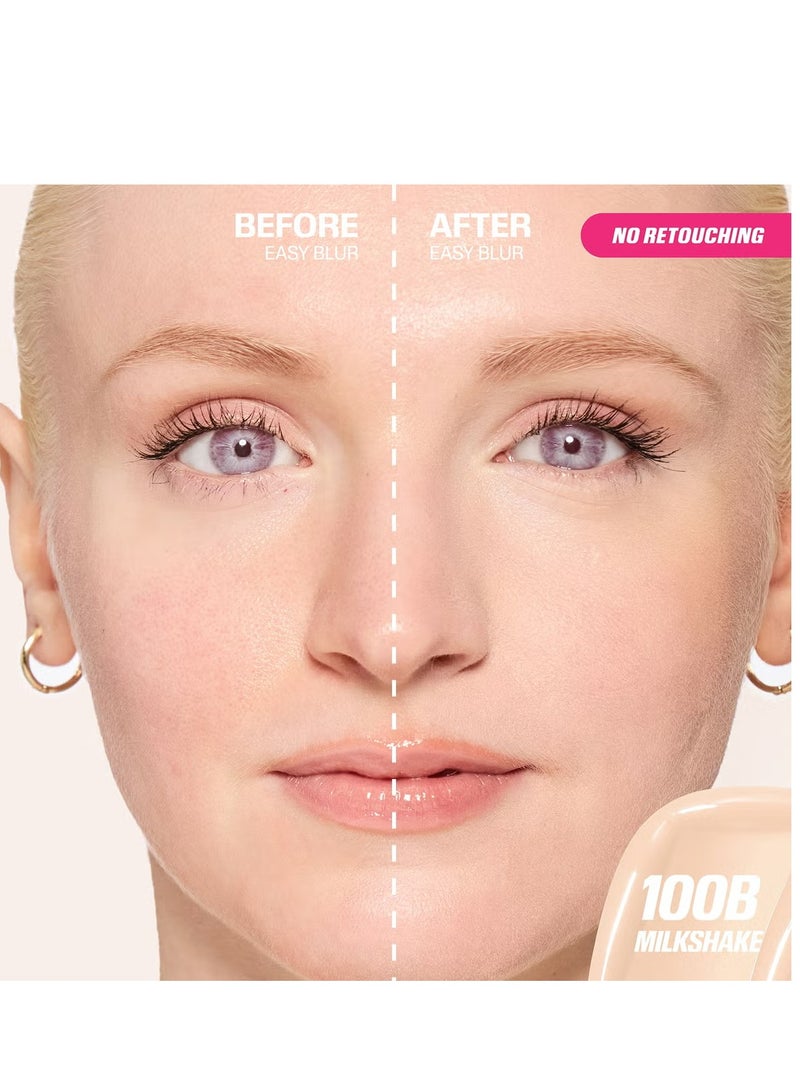 هدى بيوتي - Easy Blur Foundation 100B Milkshake - Image 1