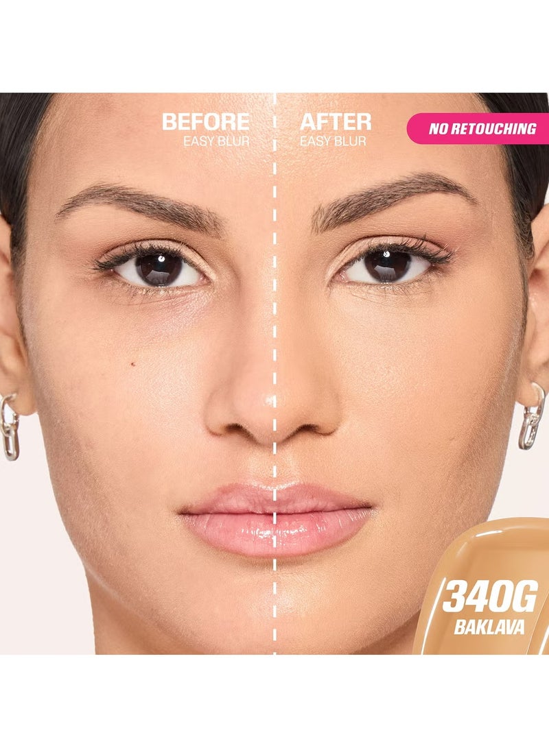 هدى بيوتي Easy Blur Foundation 340G Baklava  - Image 2