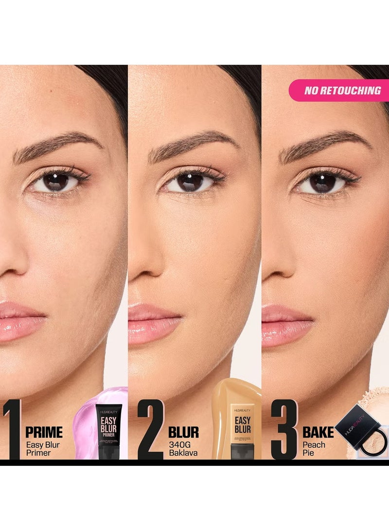 هدى بيوتي Easy Blur Foundation 340G Baklava  - Image 4