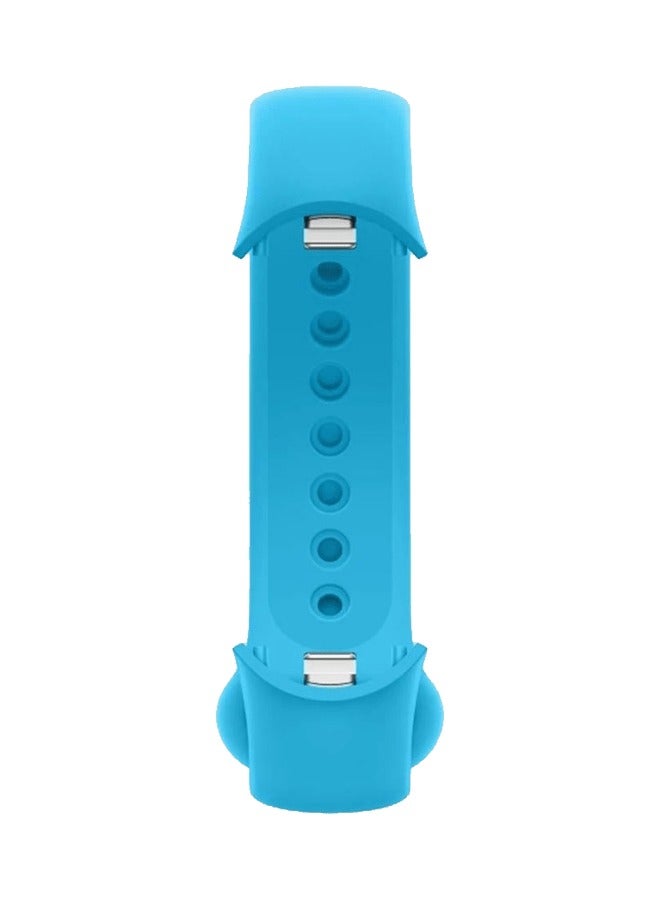 Xiaomi Band TPU Strap Compatible with Band 8 - Aqua Blue (Model BHR7314GL) Aqua Blue - Image 2