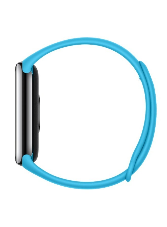 Xiaomi Band TPU Strap Compatible with Band 8 - Aqua Blue (Model BHR7314GL) Aqua Blue - Image 5