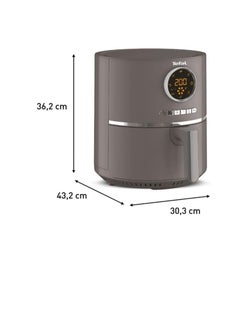 Tefal Air fryer Ultra, 4.2L Capacity, 8 programs, 1600W, Digital 4.2 L 1600 W EY111BEG Gray  - Image 3