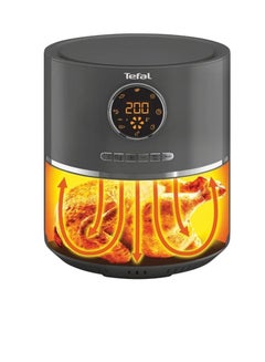 Tefal Air fryer Ultra, 4.2L Capacity, 8 programs, 1600W, Digital 4.2 L 1600 W EY111BEG Gray  - Image 4