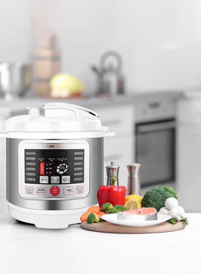 كولن Pressure Cooker - 8 L 1500 W 816106001 White/Grey  - Image 3