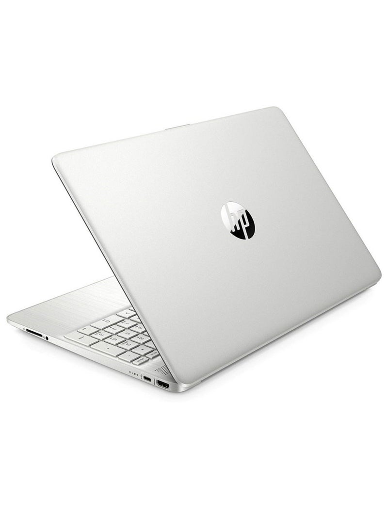 HP - 15s-FQ5066TU (Upgraded Version) Laptop With 15.6-Inch Display, Core i5-1235u Processor/32GB RAM/1TB SSD/Intel Iris XE Graphics/Windows 11 With (Upgraded Version) Laptop Bag + Mouse English/Arabic Silver - Image 1