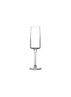 Pasabahce Pasabahce 6 Piece Glass Cup Iconic 190ml Flute Set – Turkey Made Clear  - Image 2