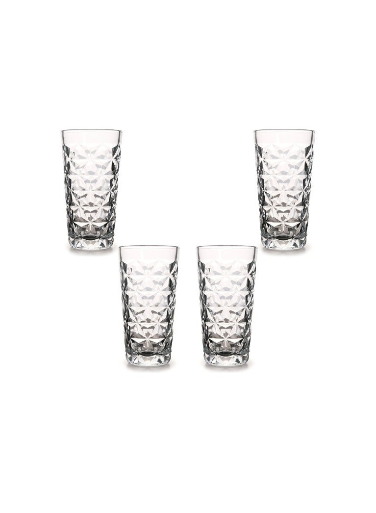 Pasabahce 4 Piece Estrella Long Drink Set 290ml-Turkey Made Clear - Image 1
