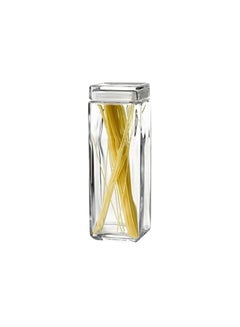 Pasabahce Pasabahce Spaghetti Glass Jar Landmark with Airtight Glass Lid 2750ml -Turkey Made Clear  - Image 1