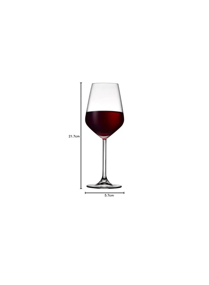 Pasabahce Pasabahce Glass 6 Piece Cup Allegra 350ml Set- Bulgarian Made Clear  - Image 3