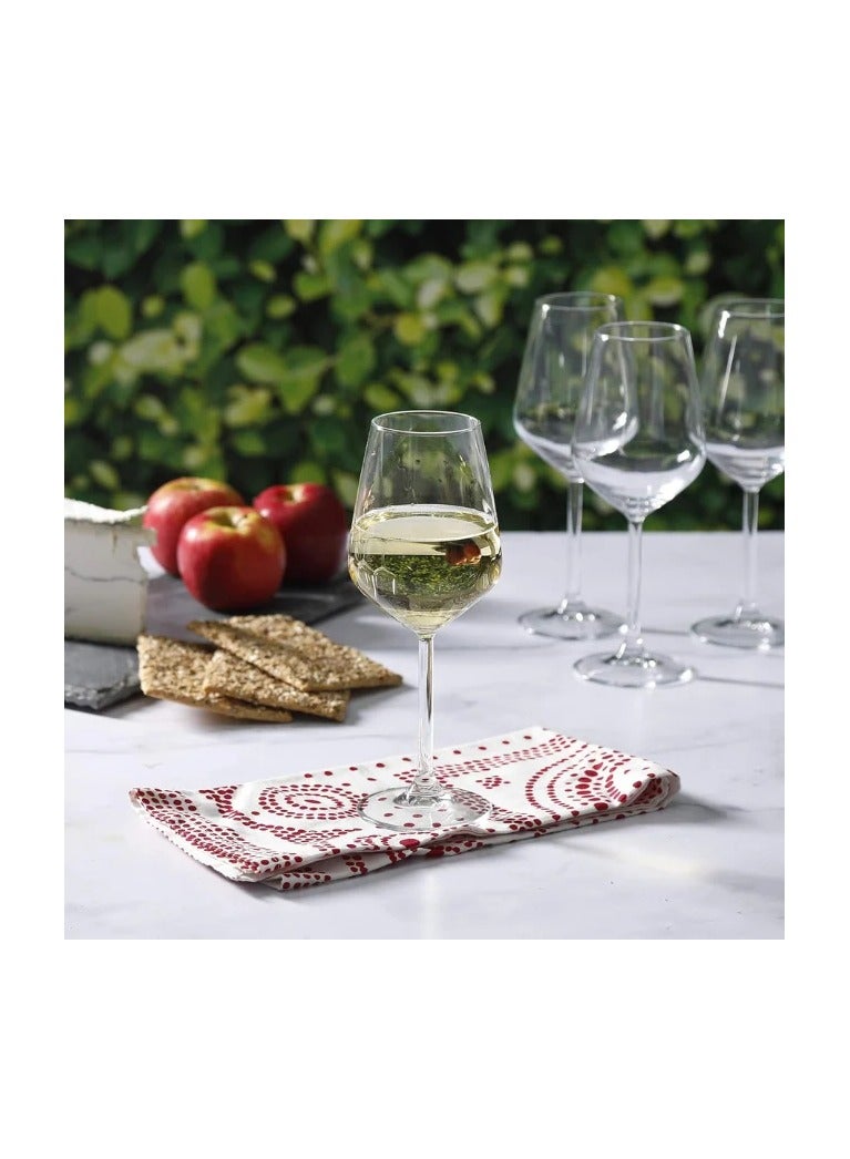 Pasabahce Pasabahce Glass 6 Piece Cup Allegra 350ml Set- Bulgarian Made Clear  - Image 5
