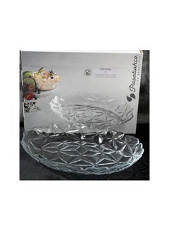 Pasabahce Pasabahce Oval Plate Estrella- 25x33cm-Turkey Made Clear  - Image 2