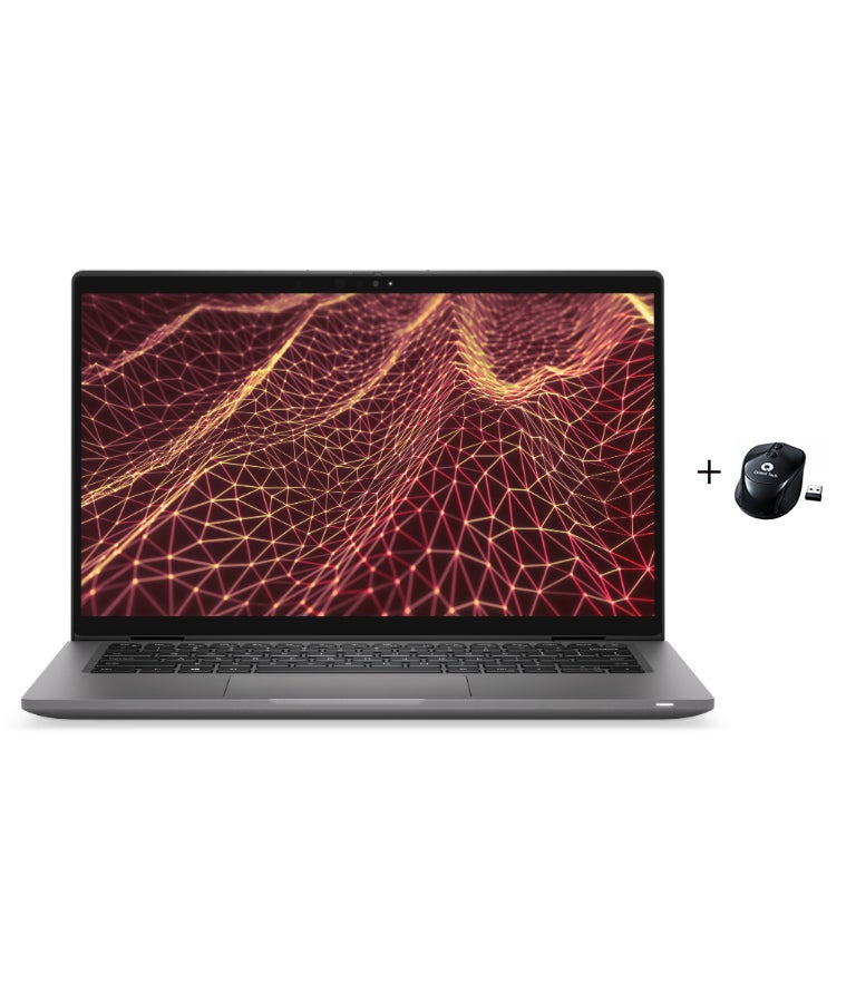 DELL Latitude 7430 Laptop With 14 Inch Full HD Display,Core i7-1255U Processor/ 16GB RAM DDR4/ 512GB SSD/Windows 11 Pro/Intel Iris Xe Graphics+Free Wireless Mouse English/Arabic Black - Image 1