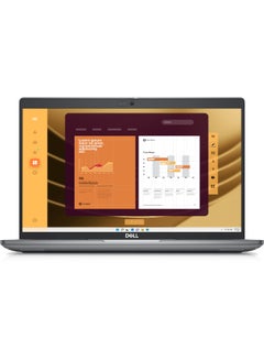 DELL Latitude 5450 Laptop With 14 Inch Full HD Display, Core i5-1335U Processor/8GB RAM DDR5/ 512GB SSD/DOS(Without Windows)/Intel Iris Xe Graphics/ English/Arabic Black  - Image 1