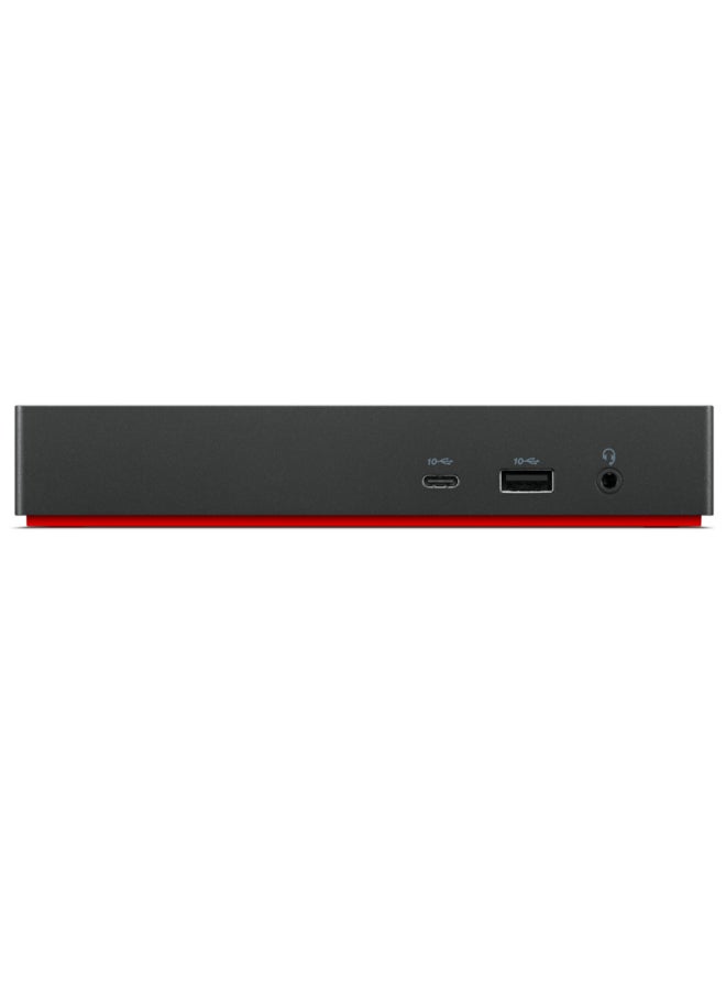 لينوفو ThinkPad Universal Wired Docking Station/Port, USB-C 3.0 (3.1 Gen 1) 40AY0090UK | Black  - Image 3