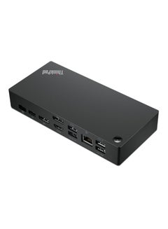 Lenovo ThinkPad Universal Wired Docking Station/Port, USB-C 3.0 (3.1 Gen 1) 40AY0090UK | Black  - Image 5
