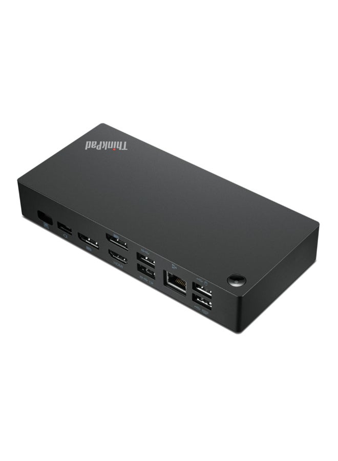 لينوفو ThinkPad Universal Wired Docking Station/Port, USB-C 3.0 (3.1 Gen 1) 40AY0090UK | Black  - Image 5