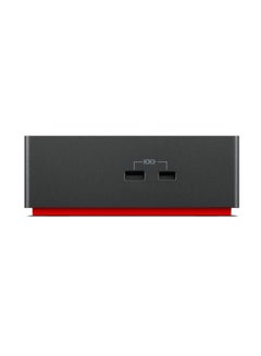 Lenovo ThinkPad Universal Wired Docking Station/Port, USB-C 3.0 (3.1 Gen 1) 40AY0090UK | Black  - Image 2