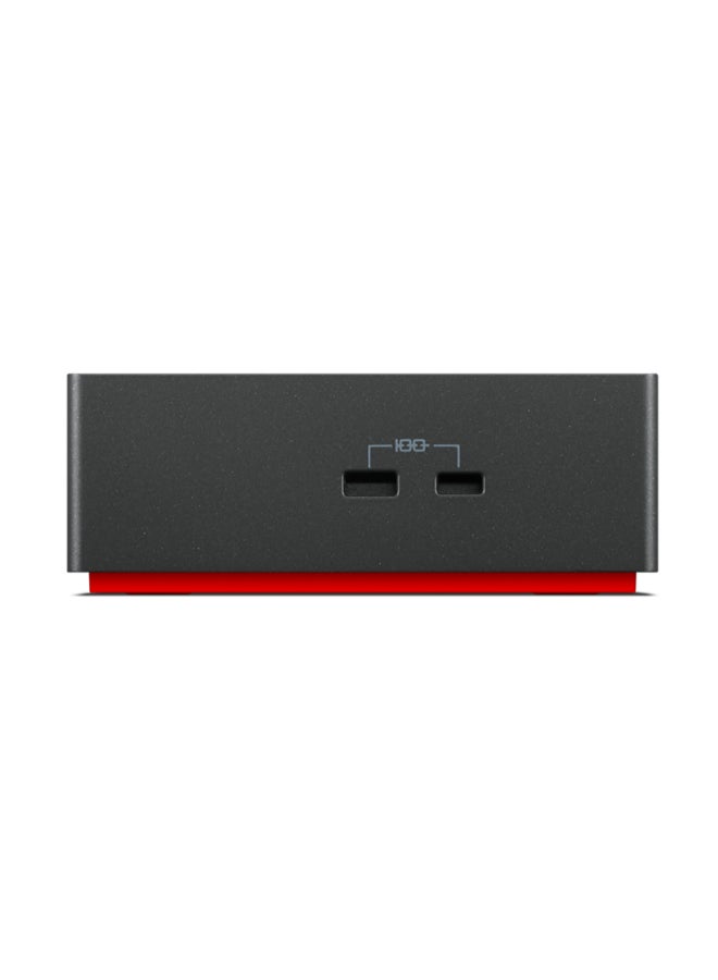 لينوفو ThinkPad Universal Wired Docking Station/Port, USB-C 3.0 (3.1 Gen 1) 40AY0090UK | Black  - Image 2