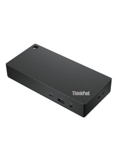 Lenovo ThinkPad Universal Wired Docking Station/Port, USB-C 3.0 (3.1 Gen 1) 40AY0090UK | Black  - Image 1