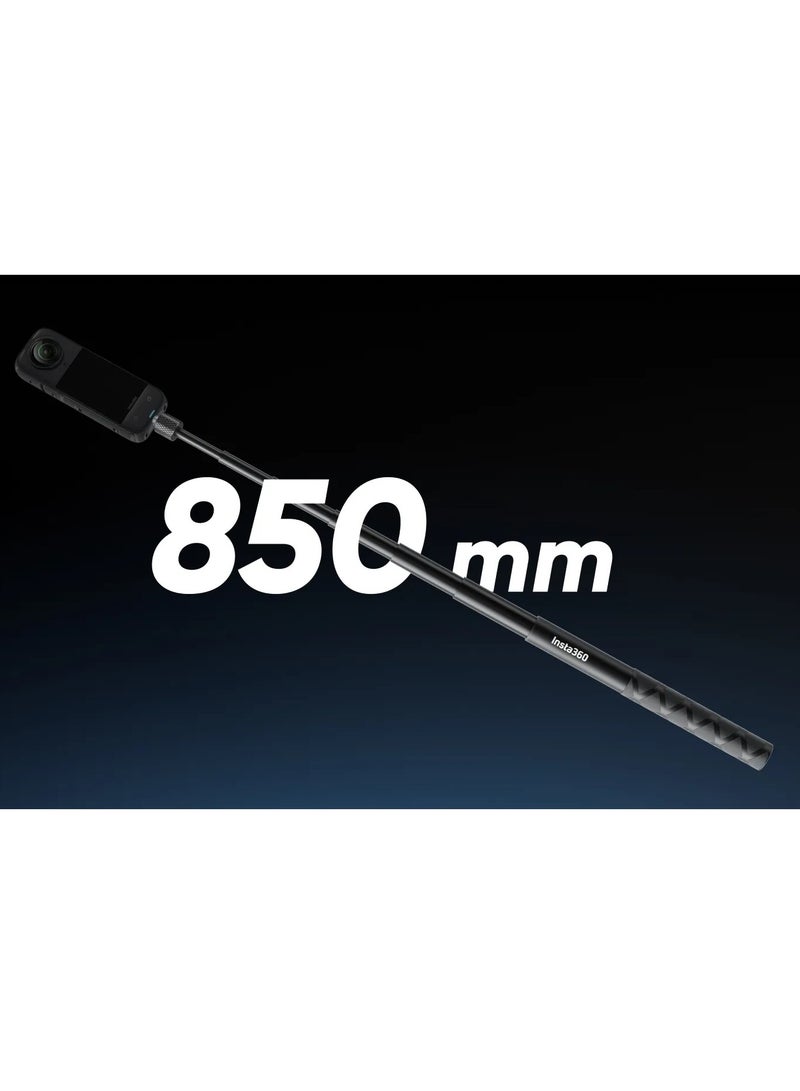 Insta360 - Invisible Selfie Stick - 85Cm - Black 85cm Selfie Stick - Image 1