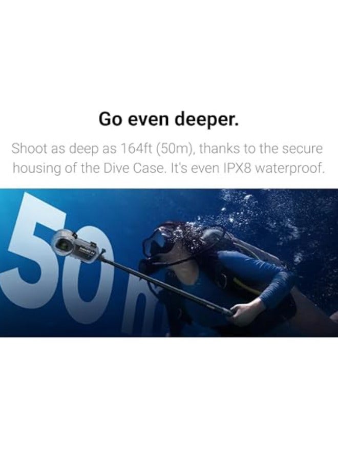 انستا 360 - X4 Protection Invisible Dive Case - Clear Dive Case - Image 1