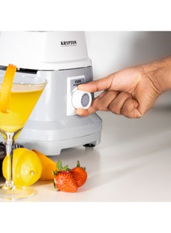 KRYPTON 3 In 1 Mixer Grinder With Stainless Steel Blades & Unbreakable Lids, 550 W KNB6192 Grey  - Image 2