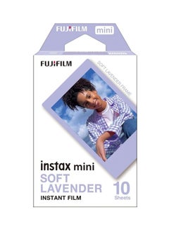 FUJIFILM Instax instant mini film 10 shot pack, Soft Lavender Soft Lavender  - Image 2