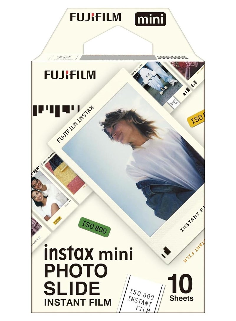 فوجي فيلم فيلم كاميرا فوري FUJIFILM INSTAX MINI P-SLIDE WW 1، 10 قطع، صورة (شريحة صورة) - Image 1