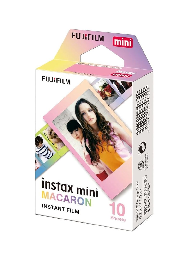 فوجي فيلم Fujifilm Instax Mini Macaron Film - 10 Exposures MUilticolor  - Image 2