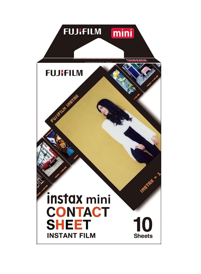 فوجي فيلم Fujifilm Instax Mini Contact Sheet Film - 10 Exposures BROWN  - Image 1