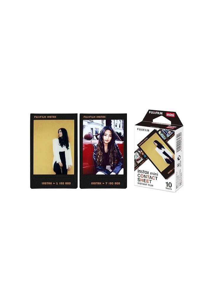 فوجي فيلم Fujifilm Instax Mini Contact Sheet Film - 10 Exposures BROWN  - Image 4