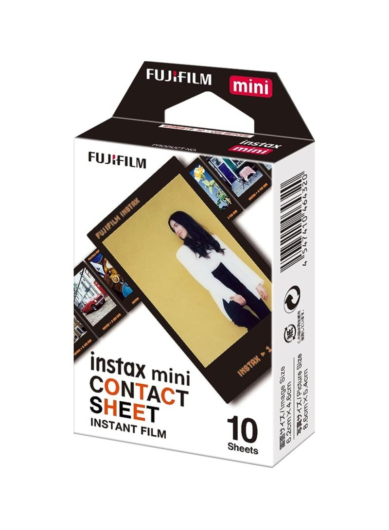 فوجي فيلم Fujifilm Instax Mini Contact Sheet Film - 10 Exposures BROWN  - Image 2