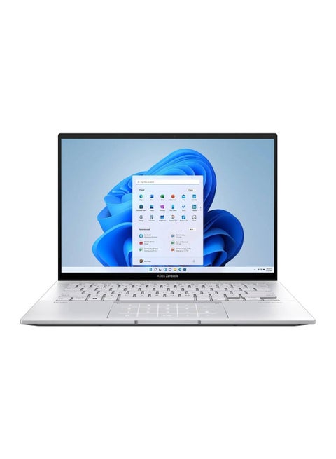 Zenbook UX3402V 14 Laptop With 14-Inch OLED Touch Display, Core i9-13900H Processr/16GB RAM/1TB SSD/Intel Iris Xe Graphics/Windows 11 Home English/Arabic Foggy Silver