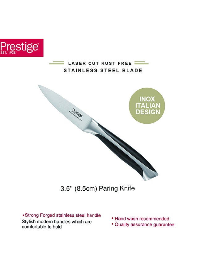 برستيج Prestige Ultimate 3.5" (8.5 Cm) Paring Knife | Rust Free Stainless Steel Blade - Pr57553 Silver - Image 2