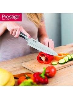 Prestige Prestige Ultimate 6.5" (17.5 Cm) Chopper Knife | Rust Free Stainless Steel Blade - Pr57548 Silver  - Image 3