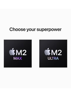 Apple Customise Mac Studio Mini PC M2 Max Chip With 12-Core CPU And 30-Core GPU Processor/32GB RAM/1TB SSD//macOS Silver  - Image 3