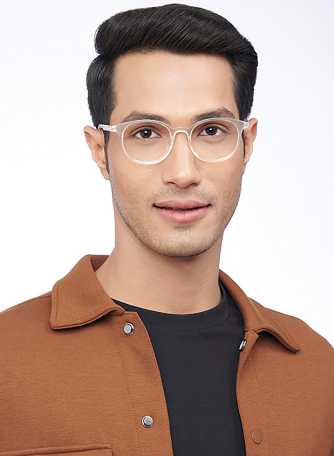 Lenskart Blu Unisex Round Eyeglasses - LB E13736 - Lens Size: 49 Mm  - Image 2