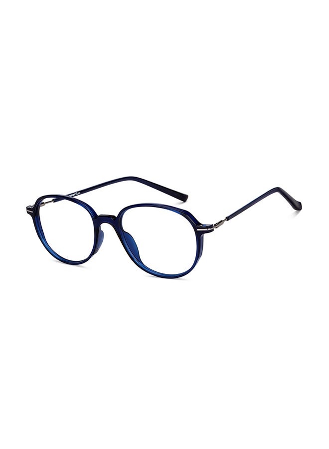 Lenskart Blu Unisex Round Eyeglasses - LB E14792 - Lens Size: 49 Mm - Image 1