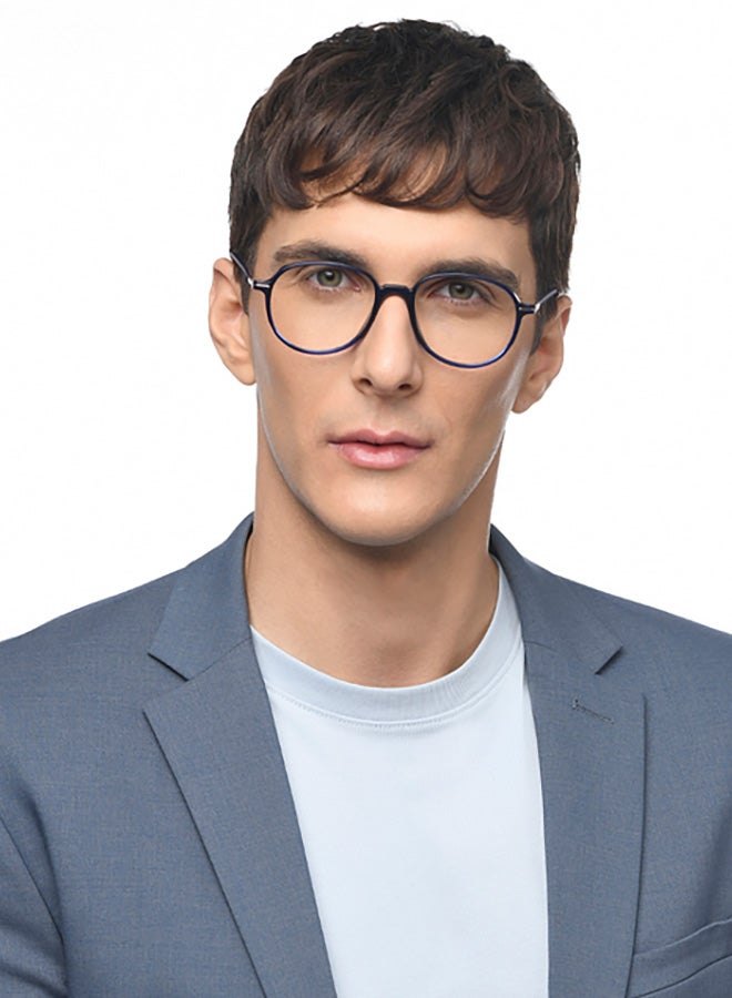 Lenskart Blu Unisex Round Eyeglasses - LB E14792 - Lens Size: 49 Mm - Image 2