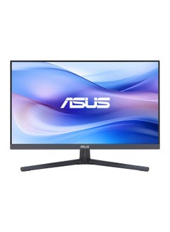 ASUS 24” 1080P Eye Care Monitor (VU249CFE-B) - Full HD, IPS, 100Hz, Adaptive-Sync, USB-C, Ambient Light Sensor, Height Adjustable, Cable Clip, EyeCare+ Technology, 3 Year Warranty, Quiet Blue Color Black  - Image 2