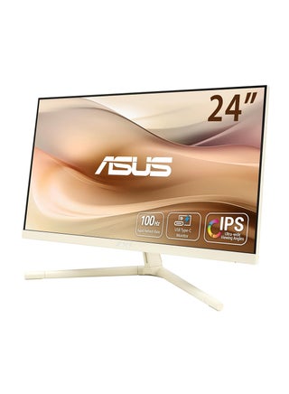 24 inch Eye Care Gaming Monitor FHD (1920x1080) 100 Hz, IPS, Adaptive-Sync, USB Type-C port with 15-watt Power Delivery, DisplayWidget Center, EyeCare Plus technology, Oat Milk Colour, VU249CFE Beige - pnsku/N70143954V/45/_/1737354750/cc627d30-f38c-413f-a003-4c14349dc569