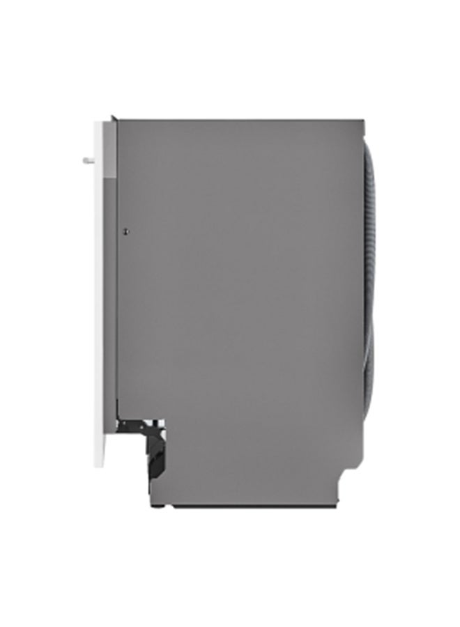 LG Integral Dishwasher With A QuadWash System With Four Washing Arms- DBC512TSE Silver/Black  - Image 4