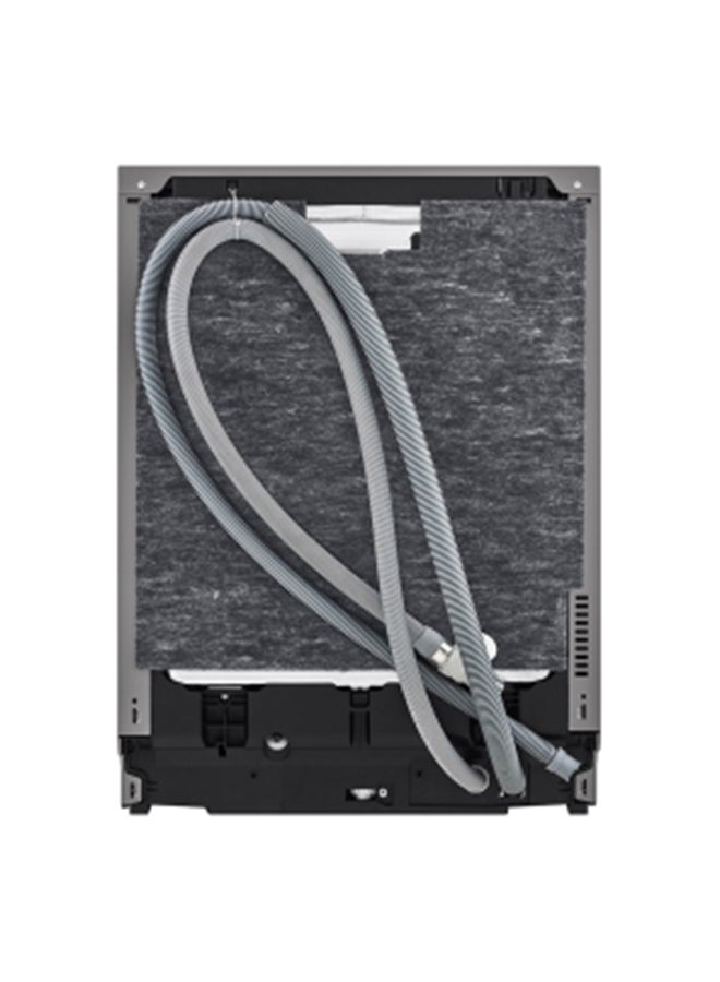 LG Integral Dishwasher With A QuadWash System With Four Washing Arms- DBC512TSE Silver/Black  - Image 3