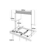 إل جي موقد غاز مدمج من ال جي مع 4 شعلات - HU641BBG - Image 4